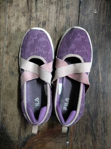 ❤‍🔥Fila Purple Slip-On Sneakers