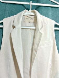 White Halter Skater Dress