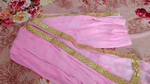 Pink Embellished Dupatta