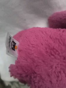 Purple Plush Bunny with Scarf