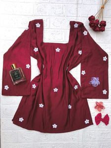 Corset Back Festive Kurti 🎀