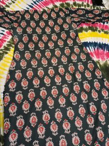 Stylish Printed Open Front Shrug