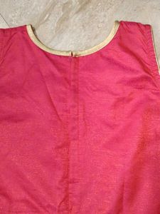 Pink Embroidered Lehanga