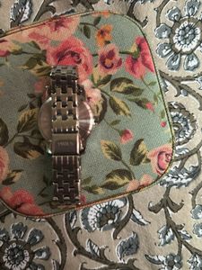 Timex Watch In Silver For Women