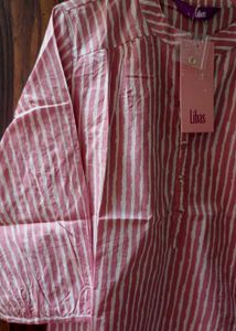 Pink Striped Kurti – Simple, Breezy &amp; Stylish