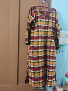 Checked Tunic Dress