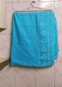 Blue Diamond Print Sharara Set  (M - Size)