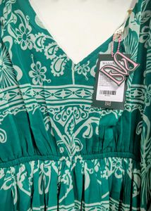 Elegant Green Maxi Dress