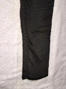 High-Waisted Black Jeans