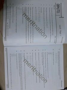 CBSE Class 8 Math Test And Solutions Booklets (Mertnation)