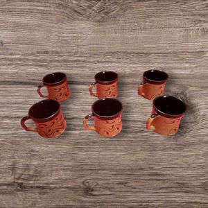 Set of Six Vintage Cups
