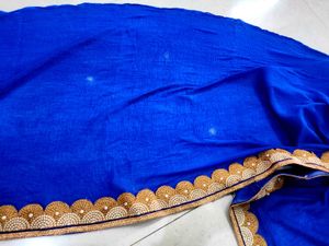 Beautiful Marble Chiffon Fabric With Lace