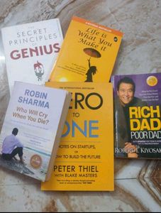 Set of 5 Business & Self-Help Books