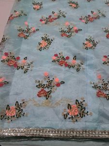 Embroidered Floral Saree