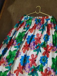 White Crop Top And Lengha