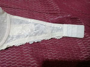 White Lace Bra