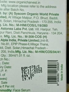 Pack Of 3, Face Wash , Serum &amp; Moisturizer