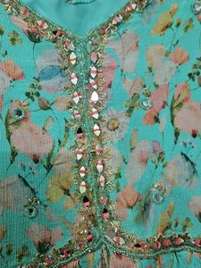 Floral Print Kurta