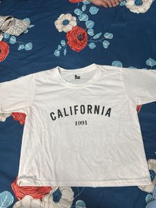 White Crop Top