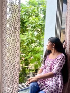 Elegant Floral Print Tunic Top