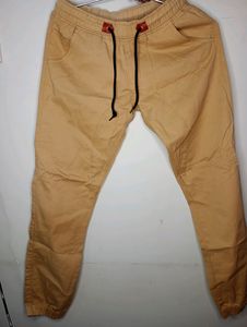 TAN COLOUR COTTON PANT.