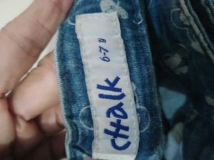chalk brand Cute Printed Jeans