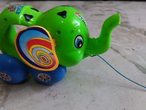 ELEPHANT Rope Pull Toy
