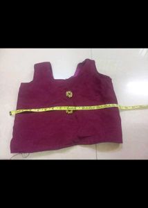 Vintage Maroon Vest