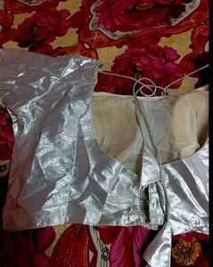 Black Saree With Padded Stitched Blouse (wom