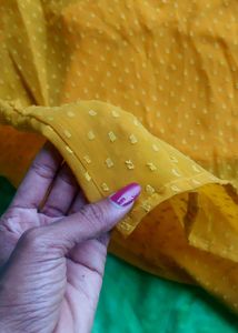 Women FIT &amp; FLARE GOWN MUSTARD YELLOW