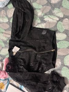 Black Party Wear Shrugs For Girls N Kids