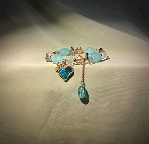 Blue Beaded Bracelet