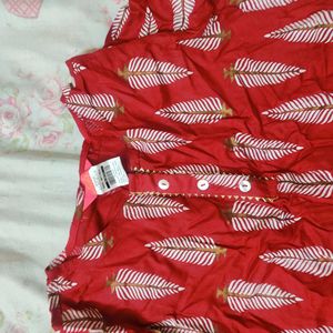 New Red Kurta
