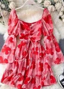 Floral Print Mini Dress