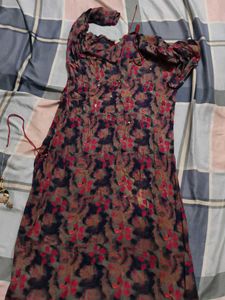 Floral Print Kurta