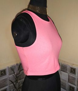 🆕Size S/M🎁Buy 2 Get 1 Free 🎁Pink Crop Tank Top
