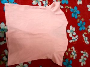 Peach Button-Down Top