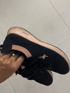 Sparx Black Sneakers