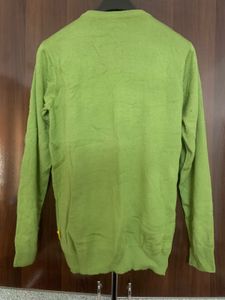 Forever 21 Men Vnech Green Sweater - M