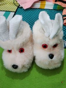 Baby Woolen Bunny Shoes