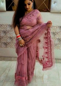 Beautiful Net Saree