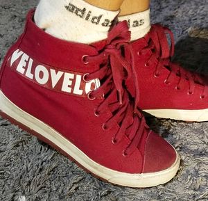 Red Converse B.B.Y Company