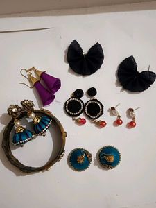 Earrings & Bangle Set