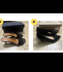 Tommy Hilfiger Heel And Clarks Pump