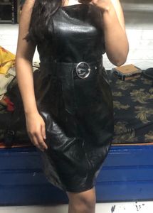 USA Primark Brand Faux Leather Dress Womens❤️