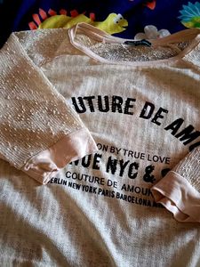 cream ajio top