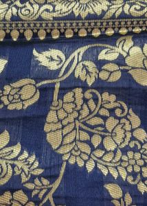 Elegant Blue saree with blouse piece