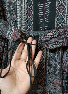 PATTERNED MAXI DRESS