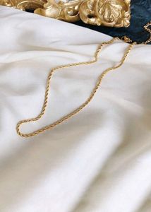 Twisted Rope Chain For Unisex