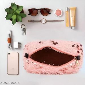 Women Pink Sling Bag Furry